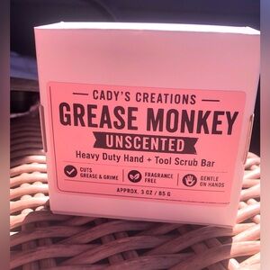 Grease Monkey Unscented Heavy Duty Hand & Tool Scrub Bar Mechanics Ranchers Farm